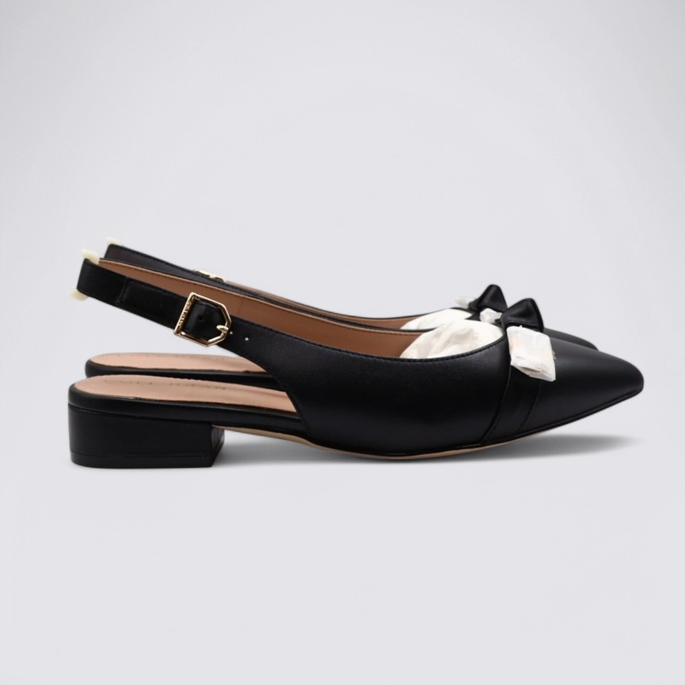 Cole Haan Womens Menlo Slingback Flat Sandals Skimmer Buckle Strap Pumps S 5.5B
